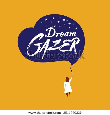 Logo Design of people who are day dreamer and very keen to achieve their goals in the life