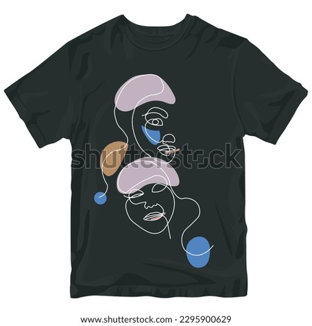 unique modern T shirt design