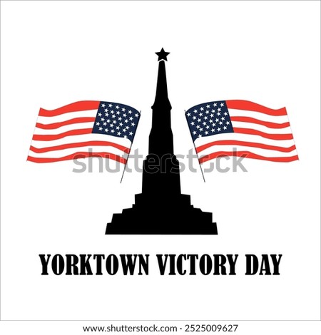 Yorktown Victory Day Vector Design