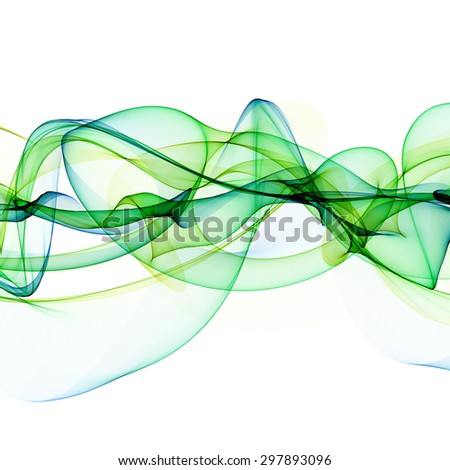 Business  template or cover  with abstract transparent waves
