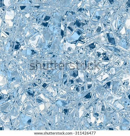 Seamless crystal glass pattern