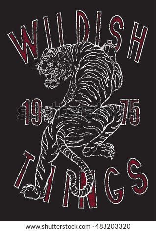 Vintage Tiger 80's Graphic t-shirt