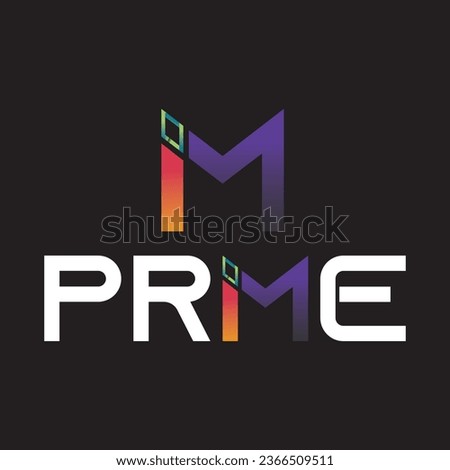  MI logo, PRIME Logo, sign, symbol. icon, company logo.