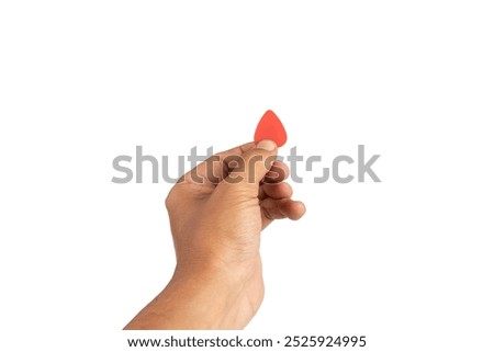 Similar – Image, Stock Photo Musician holding guitar at seaside