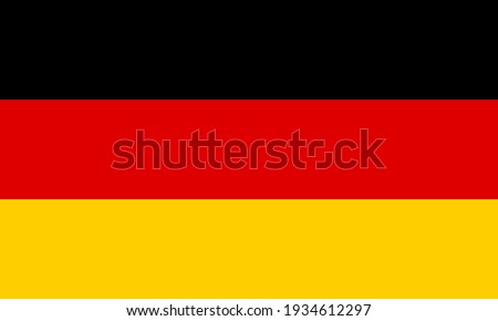 Flag of Germany. Accurate proportion and official colors. Photo stock © 