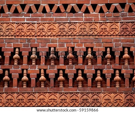 Russian wall pattern