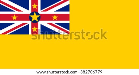 Standard Proportions and Color for Niue Flag