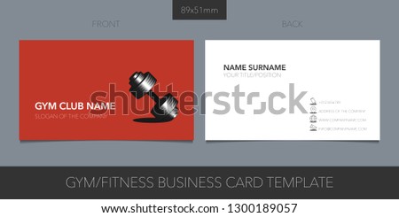 gym business card free vector art 50 free downloads gym visiting card design