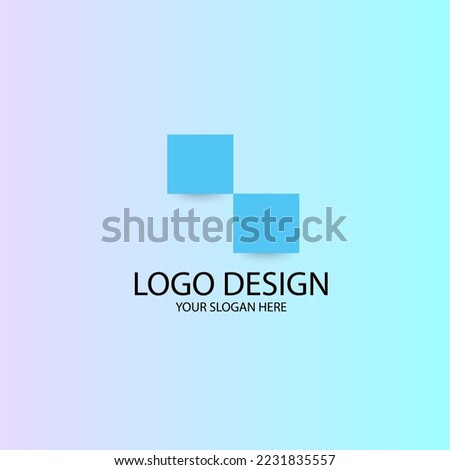 Customizable Box logo template. Adobe Illustrator EPS 10