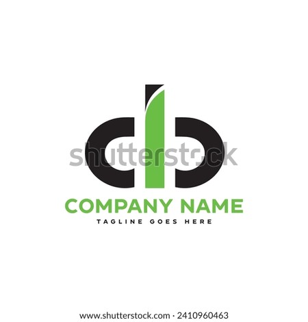 CIB Letter Initial Logo Design Template Vector Illustration