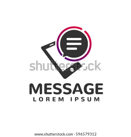 Smartphone icon. Phone icon. Message icon. Mobile icon. Communication, Speak, Speech Bubble, Talk logo. Chat bubble logo. Company, Corporate, Finance, Union, Corporate, Business, Web, App sign.