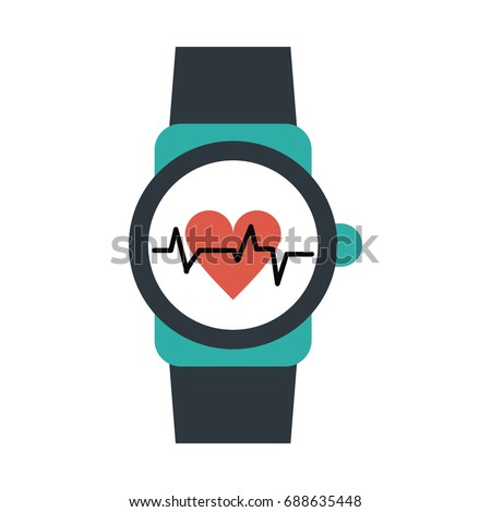 heart rate wrist monitor icon image 