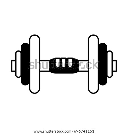 dumbbell weightlifitng icon image