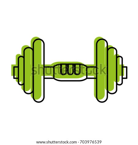 dumbbell weightlifitng icon image 