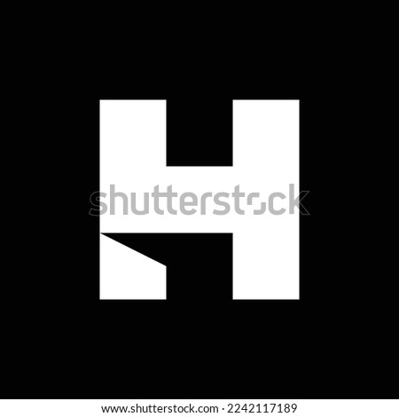 Monogram letter H 4 logo