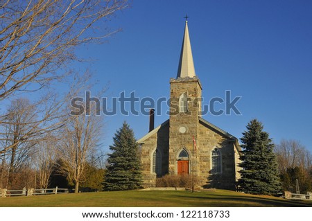 All saints Anglican church Dunham, Quebec, Canada