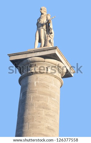 Nelson\'s Column in Old Montreal, Quebec, Canada