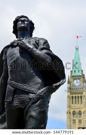 OTTAWA CANADA JUNE 30: A Canadian journalist and civil servant, Henry Albert Harper was best known as a friend of future Prime Minister William Lyon Mackenzie King. On june 30 2013 in Ottawa Canada.
