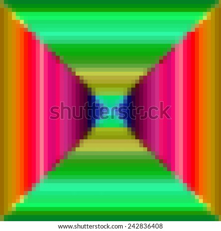 Pixels colorful squares pattern
