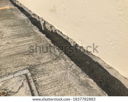 Similar – Image, Stock Photo Gap with steel girder in the brick facade of the old Heyne factory in Offenbach am Main in Hesse