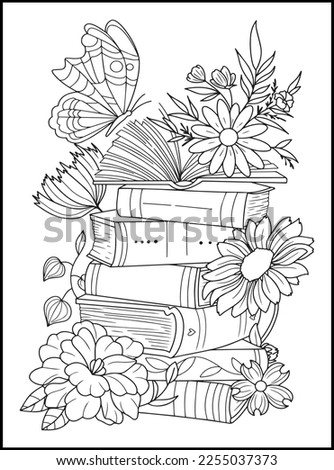 Magical Butterflies Adult Coloring Pages