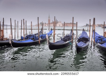 Similar – Image, Stock Photo Rainy day in Venice venice