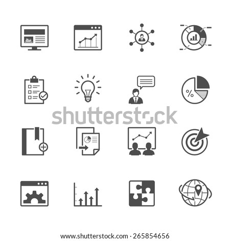 SEO and development icons