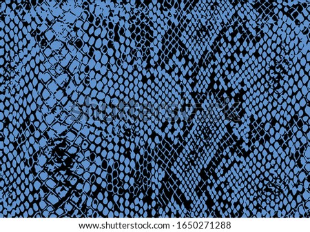 blue snake pattern vector design