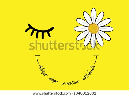 daisy and butterfly there is a sun in every daisy vector illustration design for fashion graphics, t shirt prints, posters etc
stationery,mug,t shirt,phone case  fashion style trend spring summer