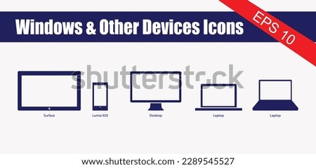 Browser mockup for computer, tablet and smartphone. Modern design of internet page in flat layout. Navigation search field with secure lock icon and favorites star. Vector EPS 10