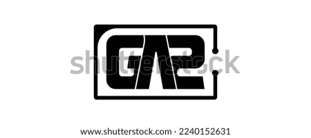 Initial Letter GA2, GAS ,GAZ Logo Design Creative Modern Symbol Icon
