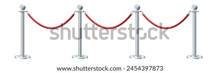 Image, Stock Photo Stairs divided by metal bar