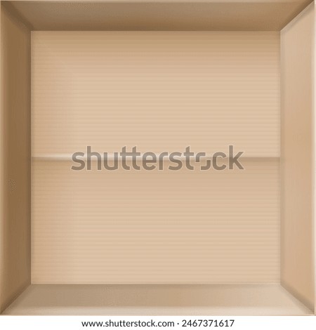 Box. Empty open and closed cardboard box. Realistic cardboard box mockup set from side, front and top view open and closed isolated on white background. Parcel packaging template. Vector