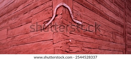 Similar – Image, Stock Photo bark painted red