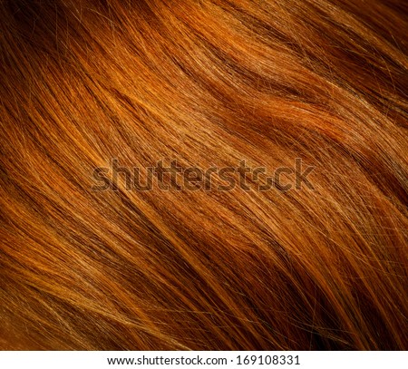 Background Texture Of Red Or Ginger Hair