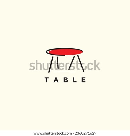 Table  logo design for furniture