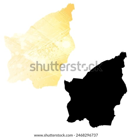 High detailed vector map. San Marino.