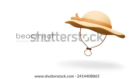 Similar – Image, Stock Photo Tourist with straw hat in rear view photographs a sailing ship in Brittany at the sea between rocks