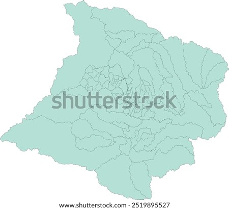 US Texas Travis County Watershed Boundaries