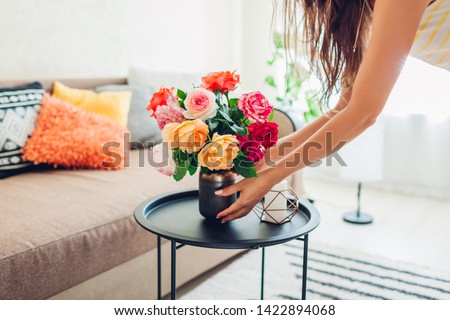 Similar – Image, Stock Photo Vases in the window Window