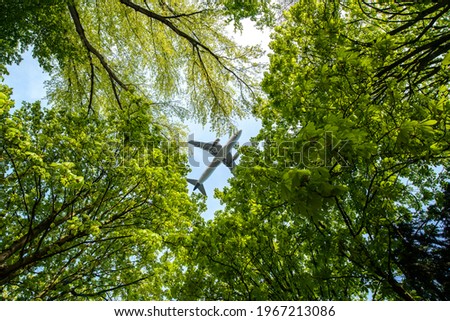 Similar – Foto Bild Grüne Blätter gegen den Himmel