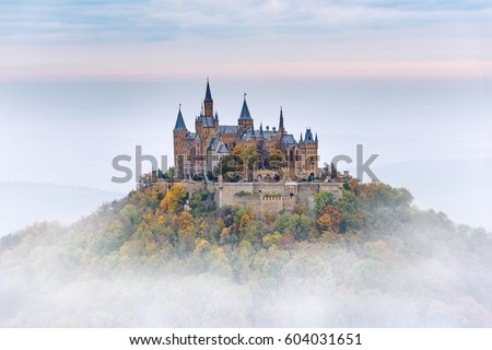 Similar – Image, Stock Photo Hohenzollern Castle in fog