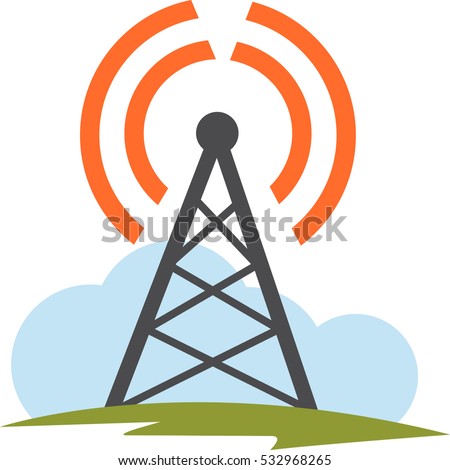 Internet and Telecom signal tower