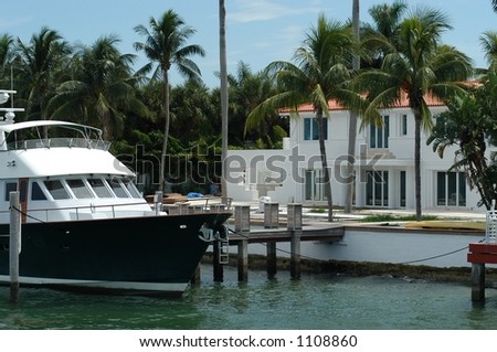 Luxurious mansion at Hibiscus island, Miami, Florida