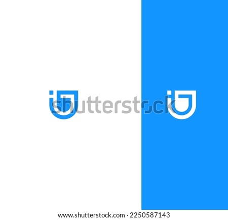 U Letter Logo Usable Vector Template Abstract Monogram Symbol 