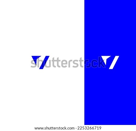 V Letter Logo Usable Vector Template Abstract Monogram Symbol 