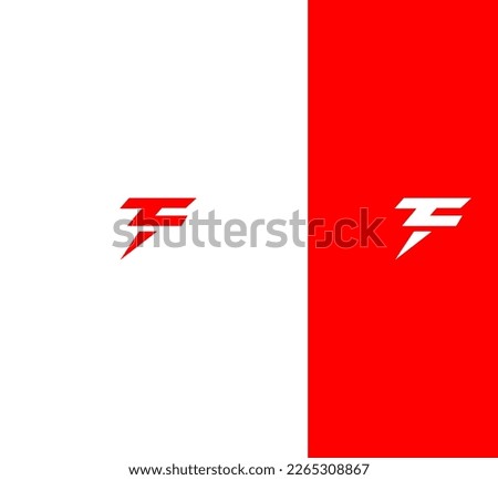 F, CF, FC Letter Logo Vector Template Abstract Monogram Symbol 