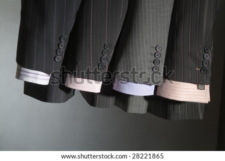 men\'s business pinstripe suit