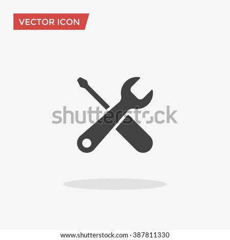Tools Icon in trendy flat style isolated on grey background. Repair, Service symbol for your web site design, logo, app, UI. Vector illustration, EPS10.