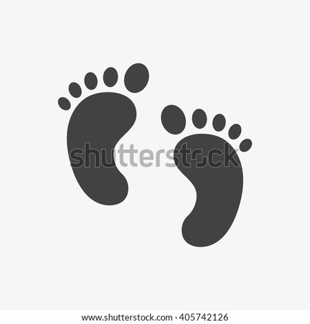 Download Baby Feet Silhouette At Getdrawings Free Download